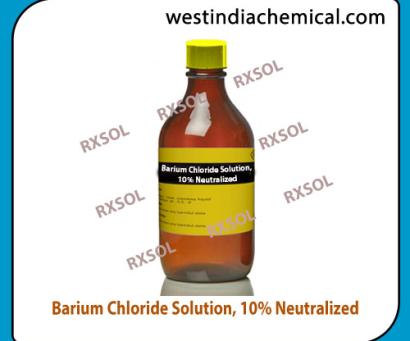 Barium Chloride Solution, 10% Neutralized