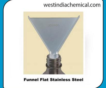 Funnel Flat  Stainless Steel