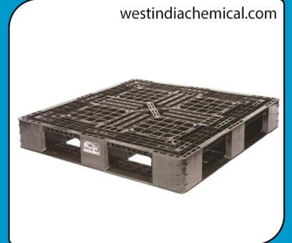 HDPE Injection Molded 4 Way Entry Double Deck Plastic Pallets-Export Range