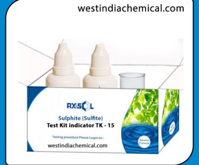 Sulphite (Sulfite) Test Kit indicator TK-15