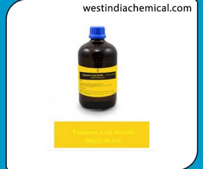 Toluene Lab Grade 2.5 Ltrs Glass Bottle