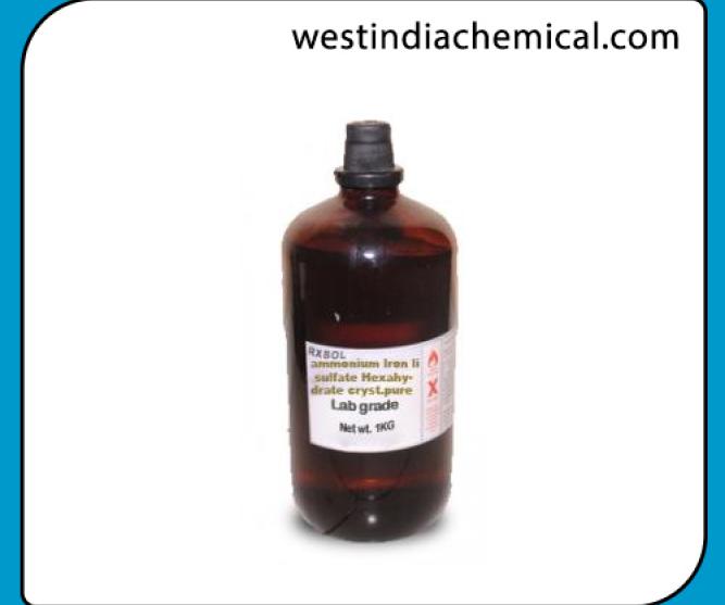 Ammonium Iron II Sulfate  Hexahydrate Cryst .Pure