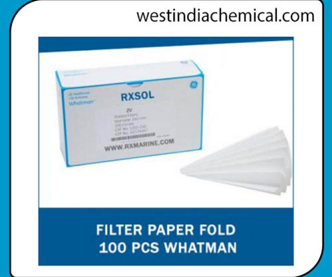 Filter Paper Fold 100 PCS WHATMAN