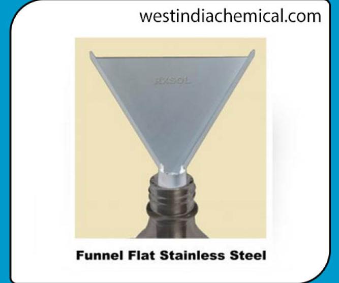 Funnel Flat  Stainless Steel