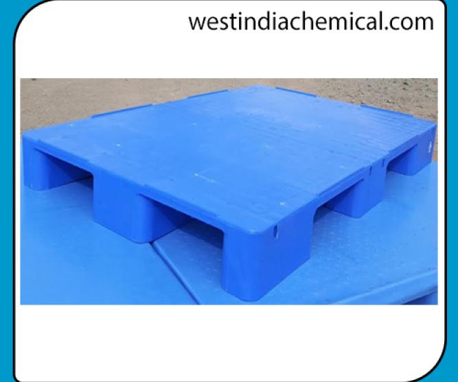 HDPE Injection Molded 4 Way Entry Non Reversible One piece Molded Plastic Pallets