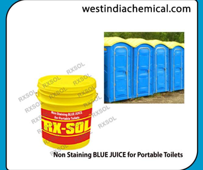 Non Staining BLUE JUICE for Portable Toilets