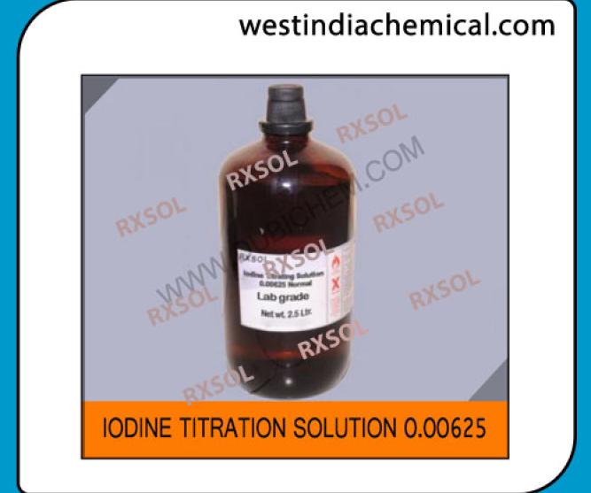 Iodine Titrating Solution 0.00625 Normal