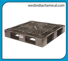 HDPE Injection Molded 4 Way Entry Double Deck Plastic Pallets-Export Range