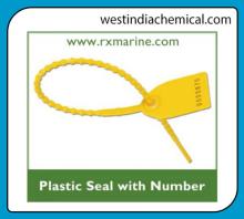 Plastic Seal with Number